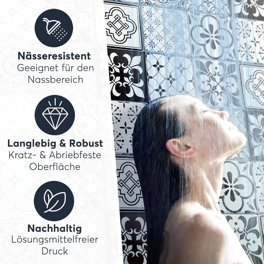 CREATISTO Mosaik Klebefliesen Stickerfliesen Fliesenfolie - Klebe Folie für Wandfliesen I Klebeflies