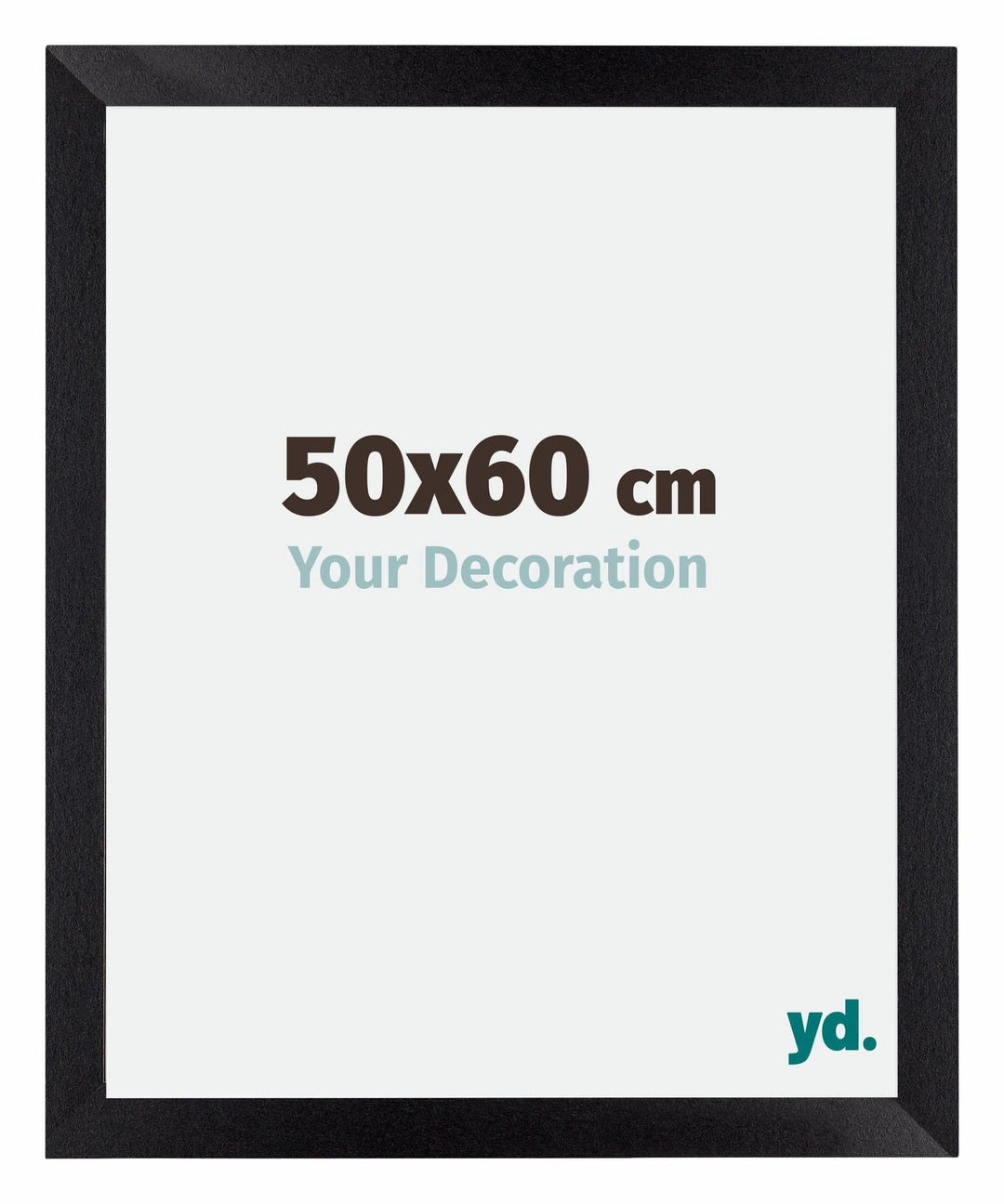 yd. Your Decoration - Bilderrahmen 50x60 cm cm - Bilderrahmen aus MDF mit Acrylglas - Klares Kunstgl