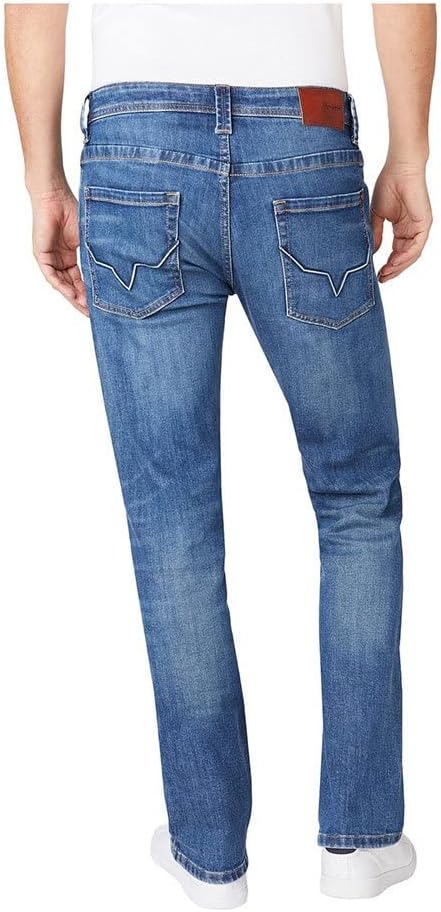 Pepe Jeans Herren Jeans Kingston Zip 30W / 34L Blue (Denim-vx3), 30W / 34L Blue (Denim-vx3)