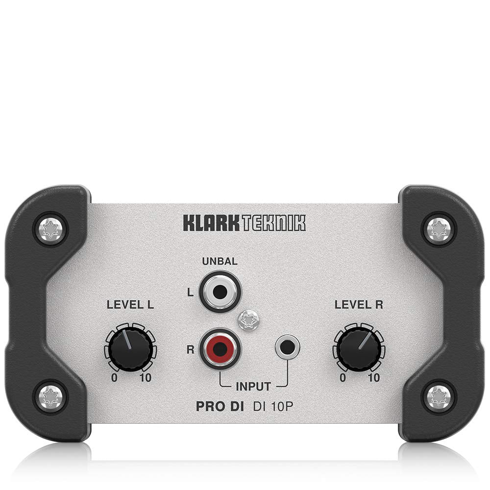 Klark Tekink PRO DI DI 10P Passive DI-Box mit Stereoeingang/summiertem Monoausgang, Midas-Transforma
