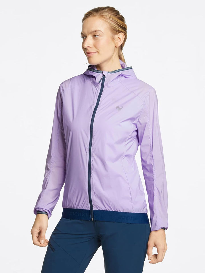 Ziener Damen Noria Windjacke - Fahrrad|Mountainbike|Outdoor - winddicht,atmungsaktiv,wasserabweisend