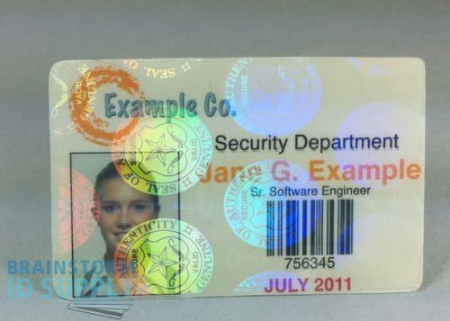 Seal and Key ID Hologramm-Overlays – 5 Stück 5 Overlays, 5 Overlays