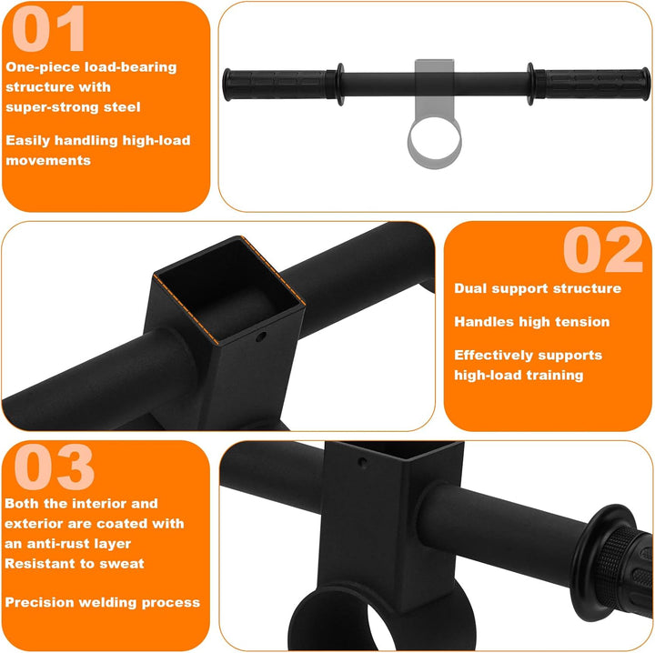 T Bar Row Langhantelgriff, T Bar Landmine Griff Befestigung für Olympische Langhantelstange, Landmin