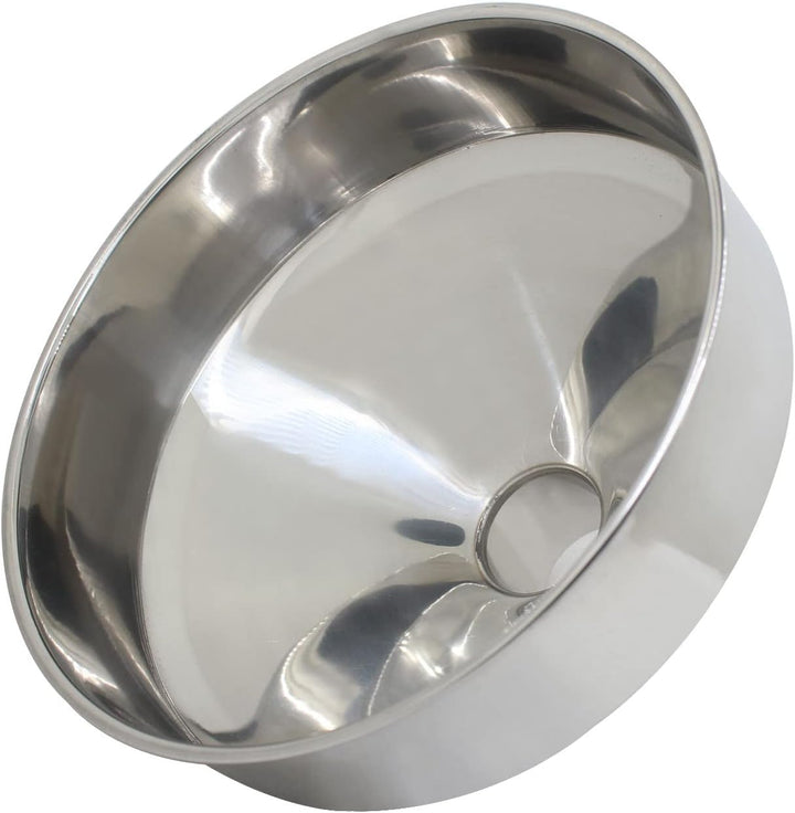 HOMEXO Trichter, gross, Edelstahl 304, mit Filter, Haushaltsöltrichter, extra grosser industrieller