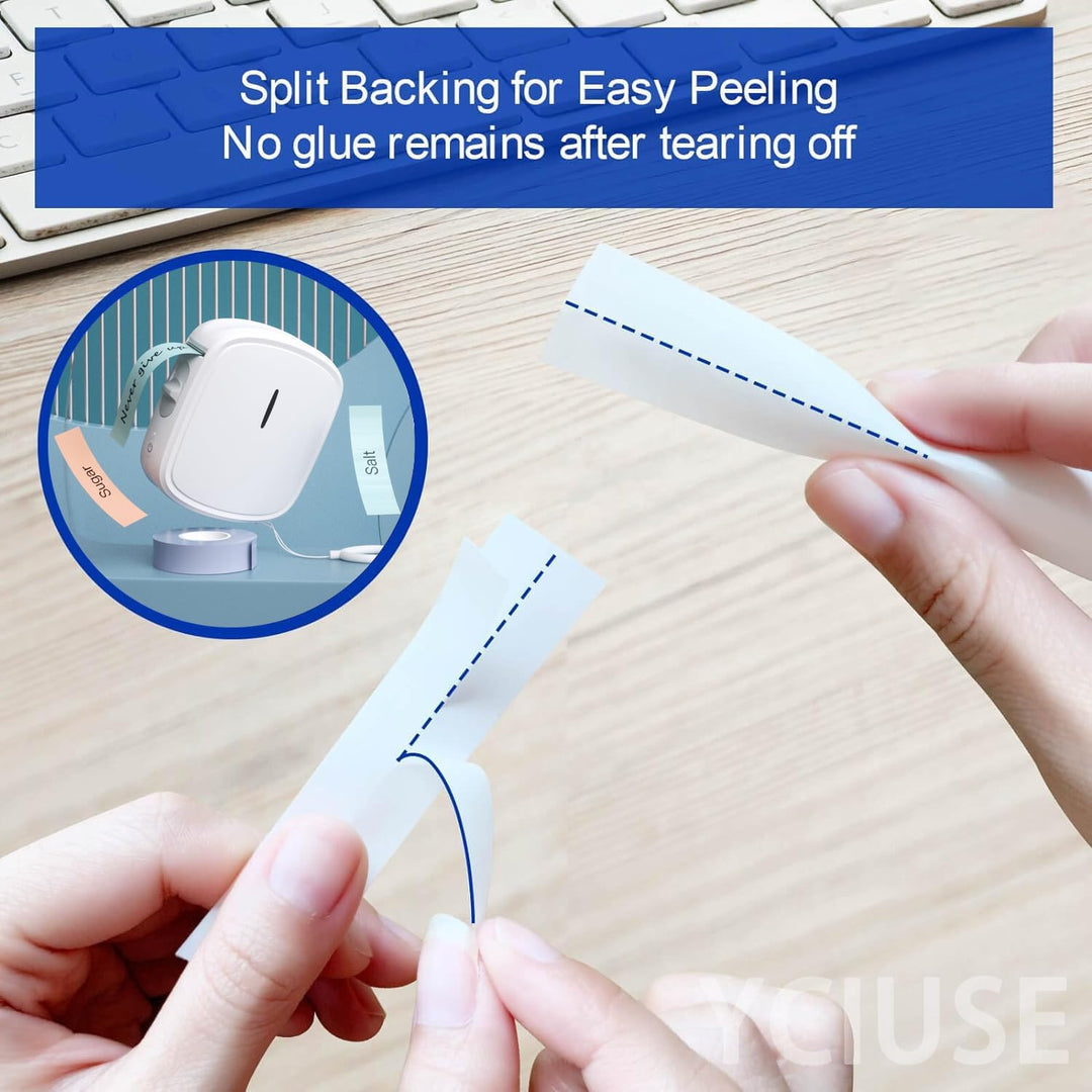 QUTIE Drucker Spezifische Etiketten, 15mm Etiketten Selbstklebend Kompatibel zum PRT Qutie, HPRT H11