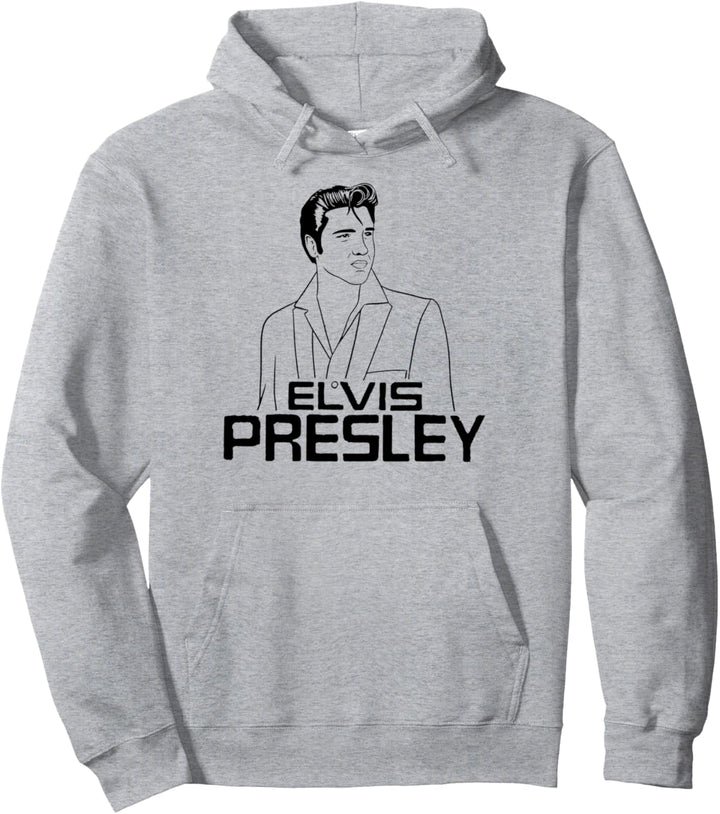 Elvis Presley Official Profile Pullover Hoodie