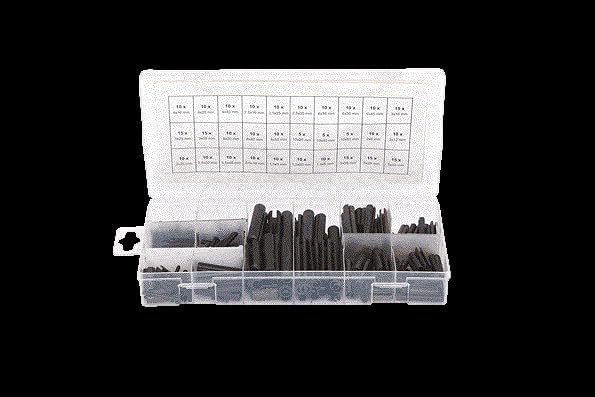 KS Tools 970.0060 Sortiment Federsplinte, 1,8x33 - 3,9x75, 150-tlg.