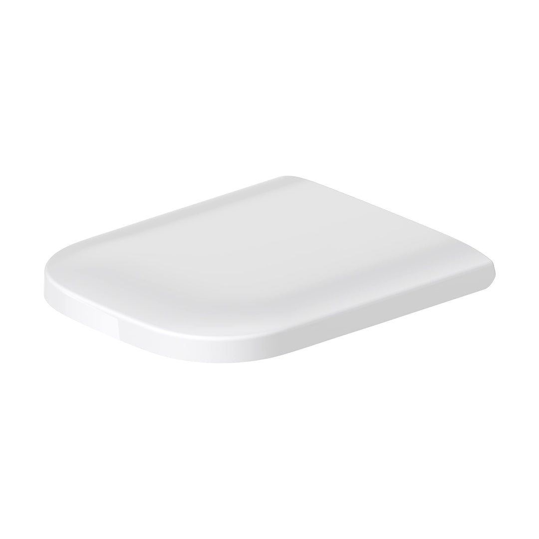 Duravit WC-Sitz Happy D.2, Toilettendeckel mit Absenkautomatik, Klodeckel aus Urea-Duroplast, mit Ed