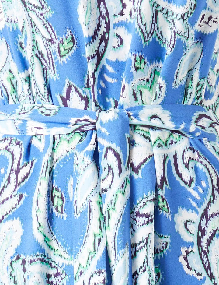 ONLY Damen Onlnova Life S/L Joy Long Dress Aop Ptm 38 Dazzling Blue/Aop:440 Soft Boho, 38 Dazzling B