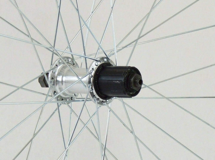 Redondo 26 Zoll Hinterrad Laufrad Hohlkammer V Profil Felge Silber