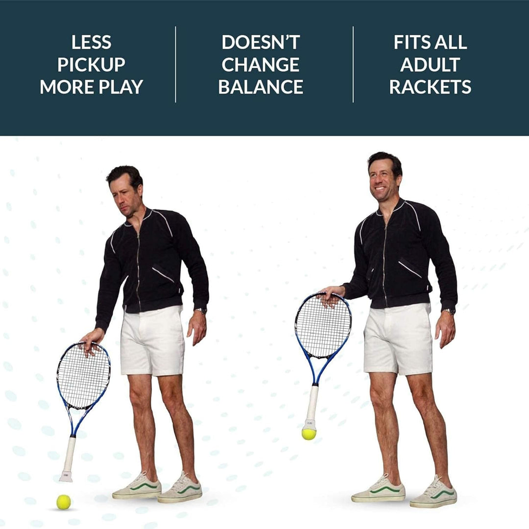 Pop-It, Einfaches Aufheben von Tennisbällen für Ihren Schläger Weiss/opulenter Garten Standard, Weis