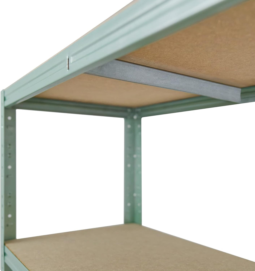 shelfplaza® 180x50x60cm Home Schwerlastregal grün/Metallregal mit 5 Böden/Kellerregal Metall, Garage