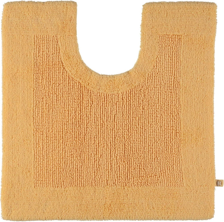 Rhomtuft Badteppiche Prestige mais - 390 Toilettenvorlage mit Ausschnitt 60x60 cm Mais - 390, Toilet