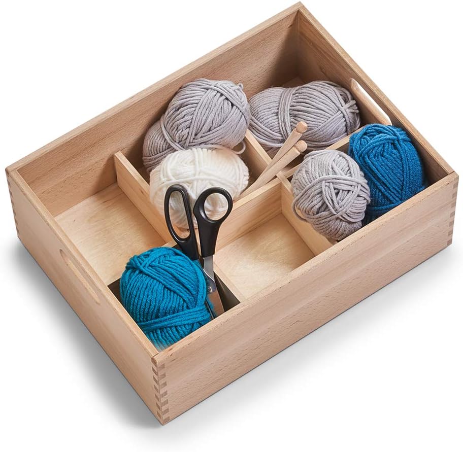 Zeller 13308 Allzweckkiste. Buche lackiert 40 x 30 x 15 cm, Sonstige, 40 x 30 x 15 cm
