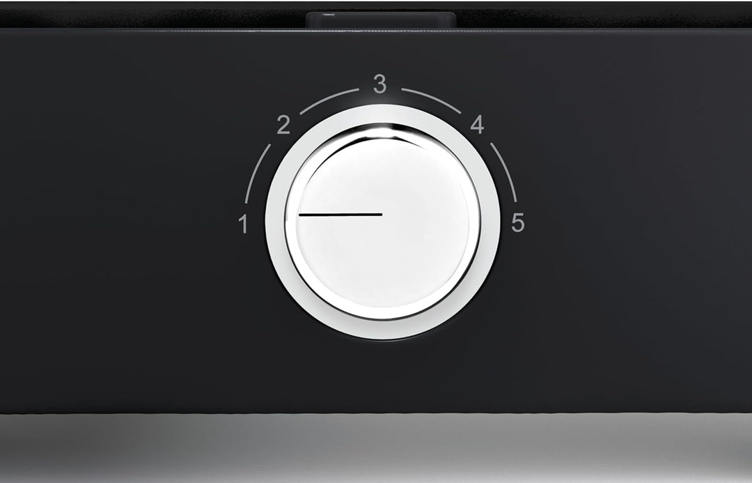 WMF Lono Tischgrill flach & gerippt, Elekrogrill mit variabler Temperatureinstellung, 2300 W, edelst