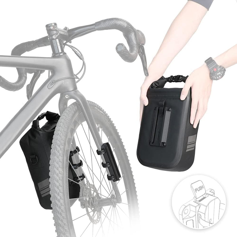 Rhinowalk Fahrradtasche, Gepäckträgertasche, wasserdicht, Fahrradtasche für Gepäckträger, Satteltasc