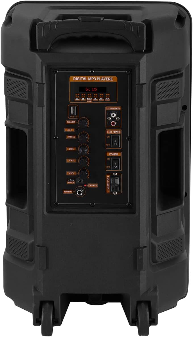 Trevi XFest XF 1250 KB, Standlautsprecher, Tragbarer Lautsprecher mit Verstärker 90W, Karaoke-Musikb