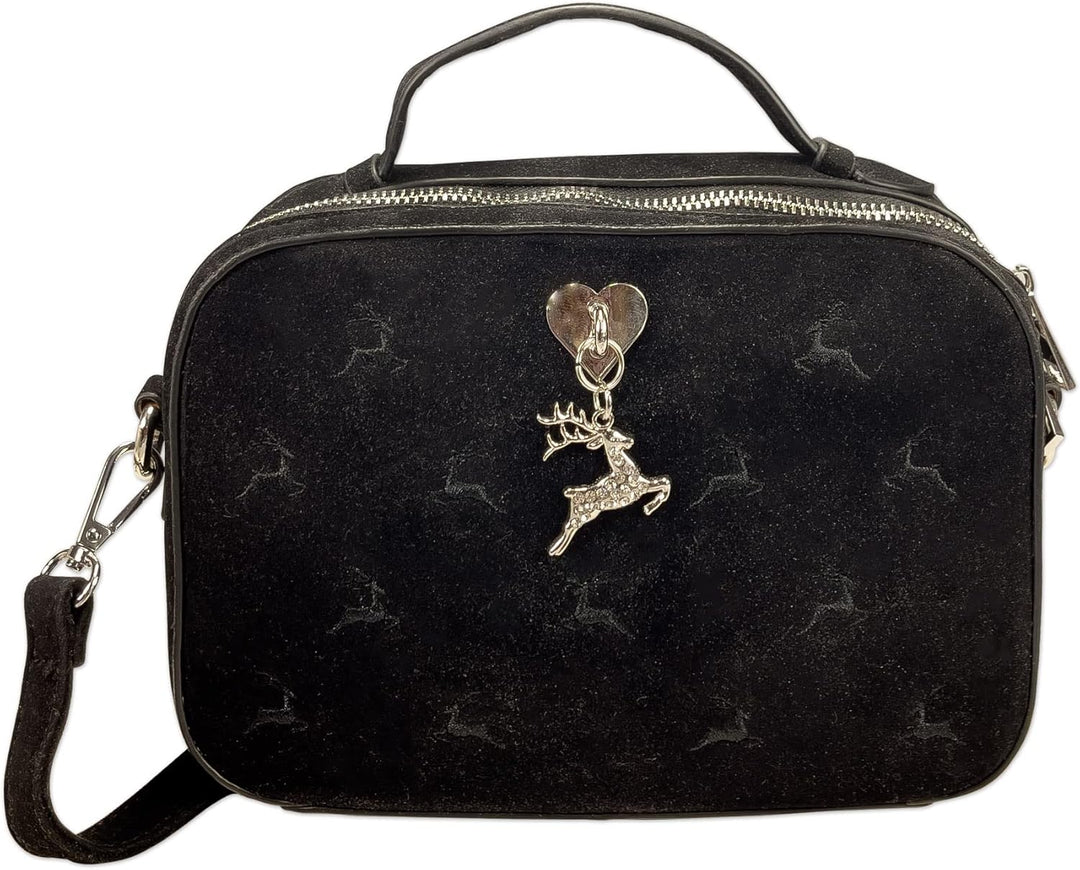 Alpenflüstern Trachtentasche Springende Hirsche - Damen Trachten Handtasche, Schultertasche fürs Dir