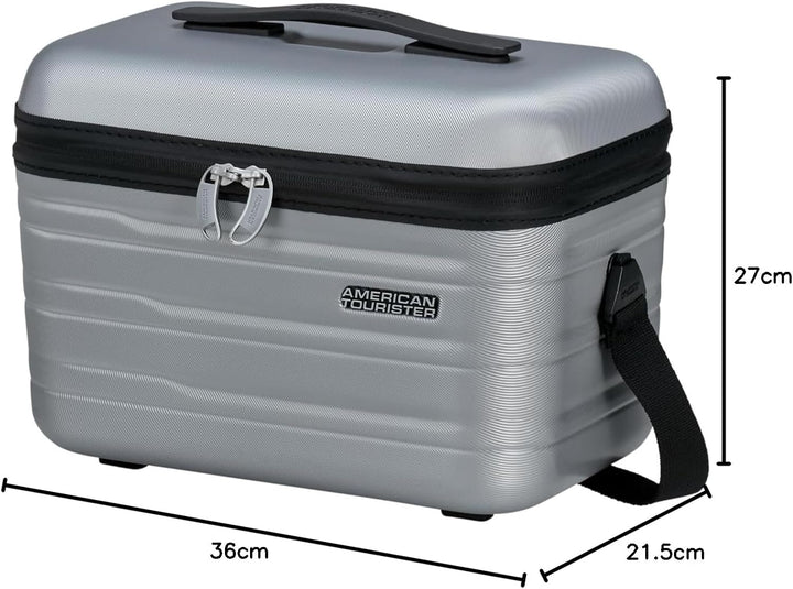American Tourister Flashline - Kosmetikkoffer, 36 cm, Silber (Sky Silver)