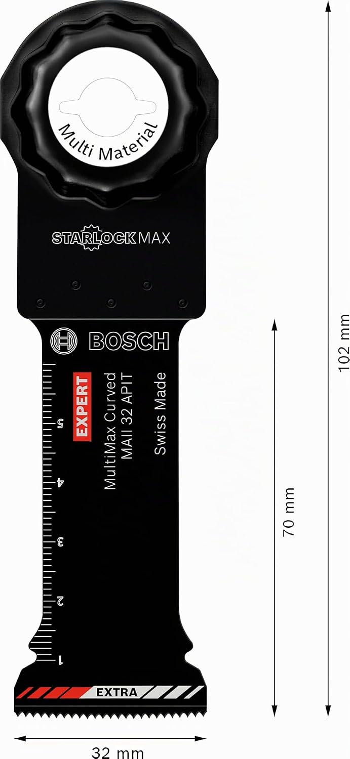 Bosch Accessories 1x Sägeblatt Expert MultiMax MAII 32 APIT (für Edelstahlbleche, Breite 32 mm, Zube