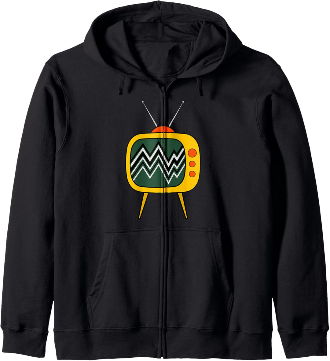 Retro TV Vintage Tube Fernsehen 80er 70er Jahre Nerd Kapuzenjacke