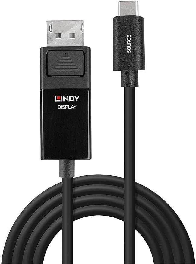 LINDY Adapterkabel USB Typ C auf DisplayPort 1.4 mit HDR, 3 m