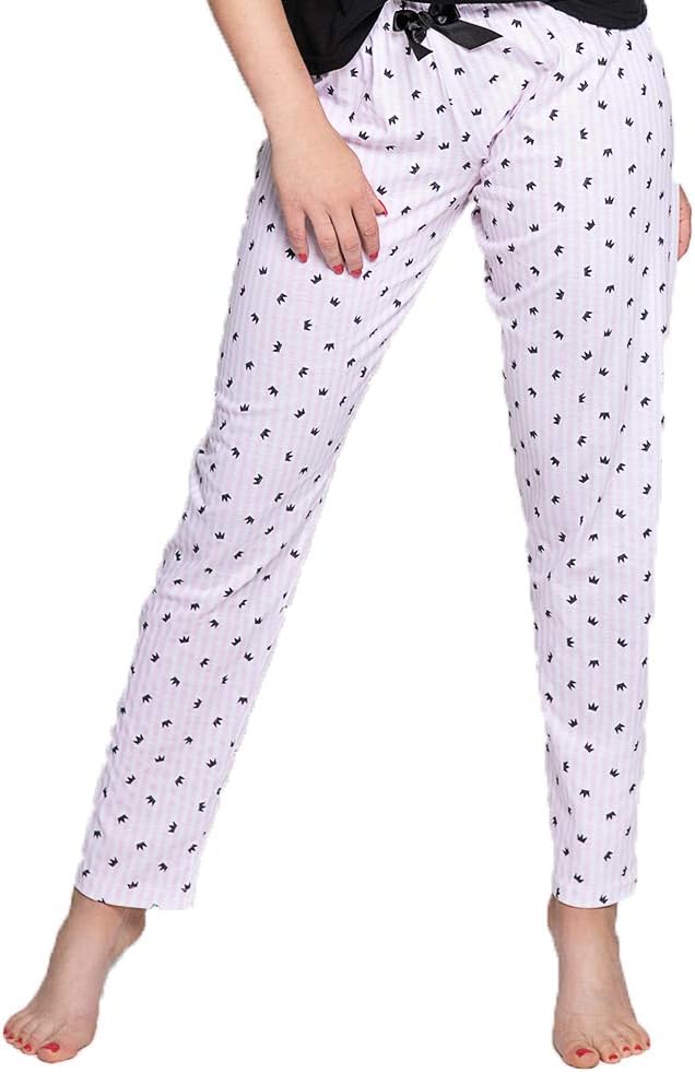 S&amp; SENSIS modischer Baumwoll-Pyjama (Made in EU) Shorty Schlafanzug Hausanzug aus lässigem Shirt und