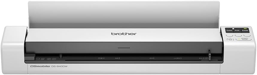 Brother DS-940 Mobiler Scanner | A4 | beidseitig | WLAN | integrierter Akku | 15 ppm | Farbe | Schwa