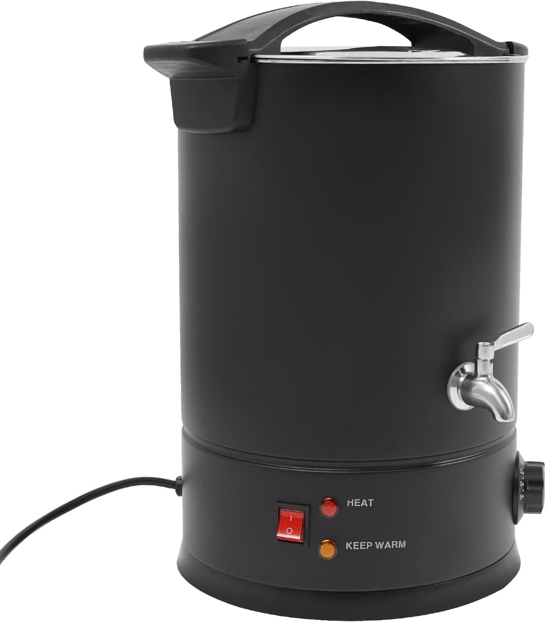 Madelynn Wachsschmelzer 1800W Wachsschmelzgerät 12L Elektrisch Wachsschmelztopf 30–110°C Kerzenwachs