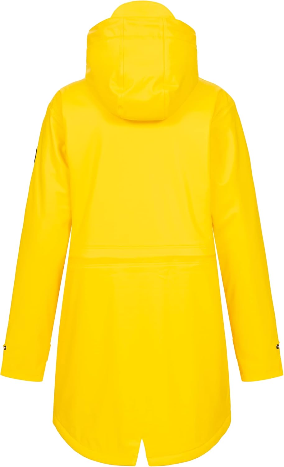 Ankerglut Damen Friesennerz Regenmantel Kapuze Wasserdicht Wetterfest Windbreaker mit Teddyfleece Re
