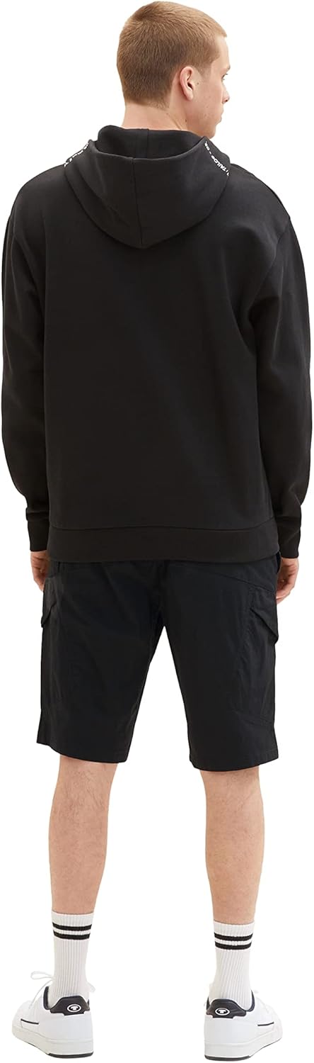 TOM TAILOR Denim Herren Relaxed Fit Cargo Shorts XS 29999 - Black, XS 29999 - Black