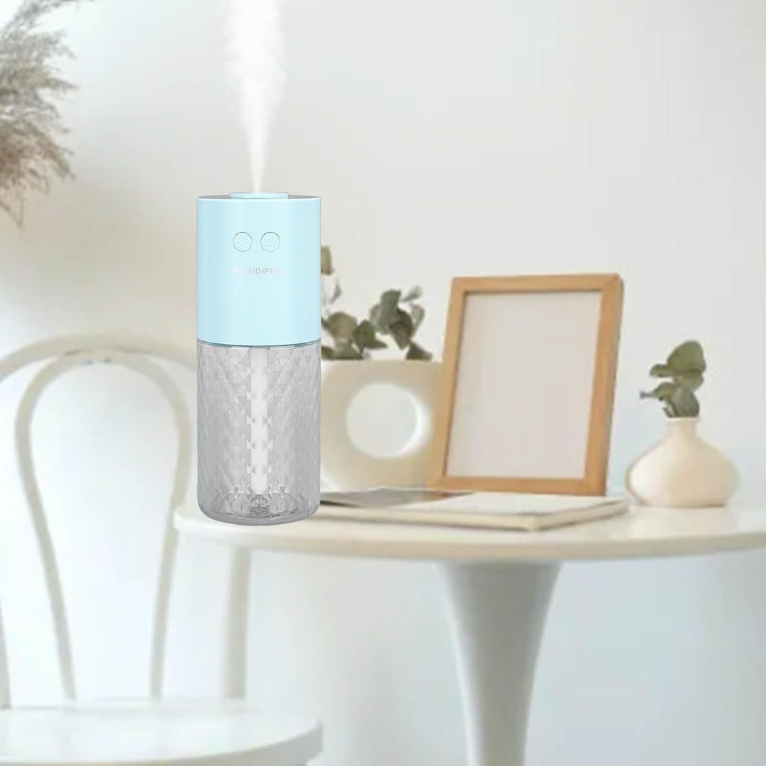 Tragbarer Mini-Luftbefeuchter, Extrem Leise 200 Ml Schreibtisch Tragbarer Auto-Luftbefeuchter Kleine