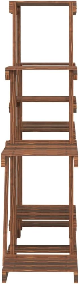 vidaXL Blumenständer, Pflanzenregal Holz, Blumenregal für Wohnzimmer Balkon Terrasse, Pflanzenstände