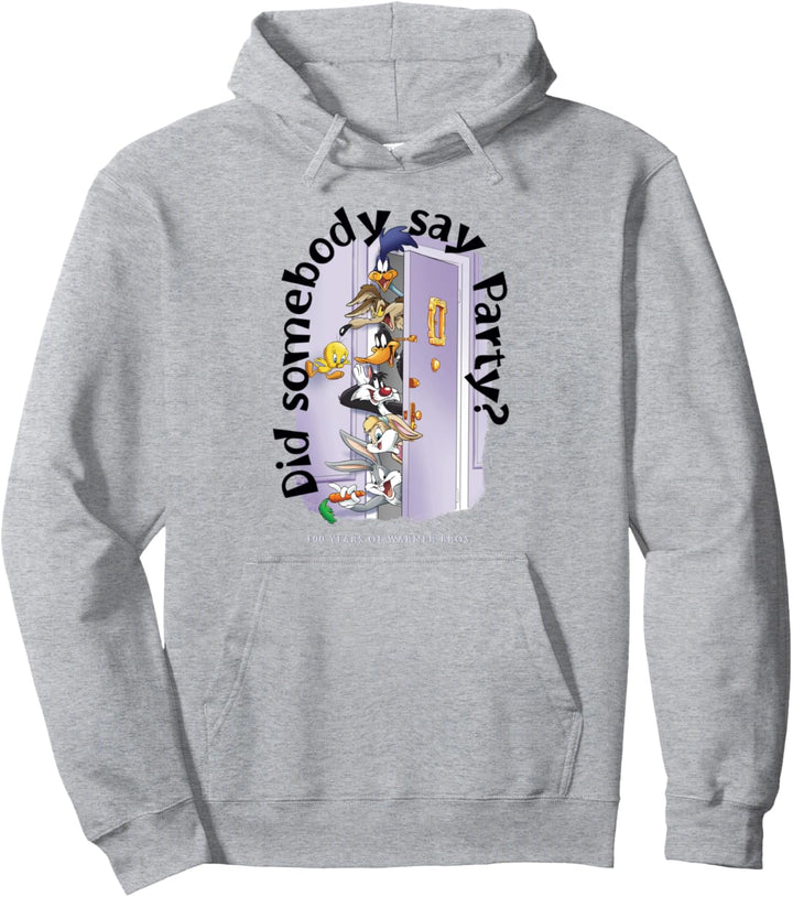 WB 100: Looney Tunes Did Somebody Say Party? Pullover Hoodie