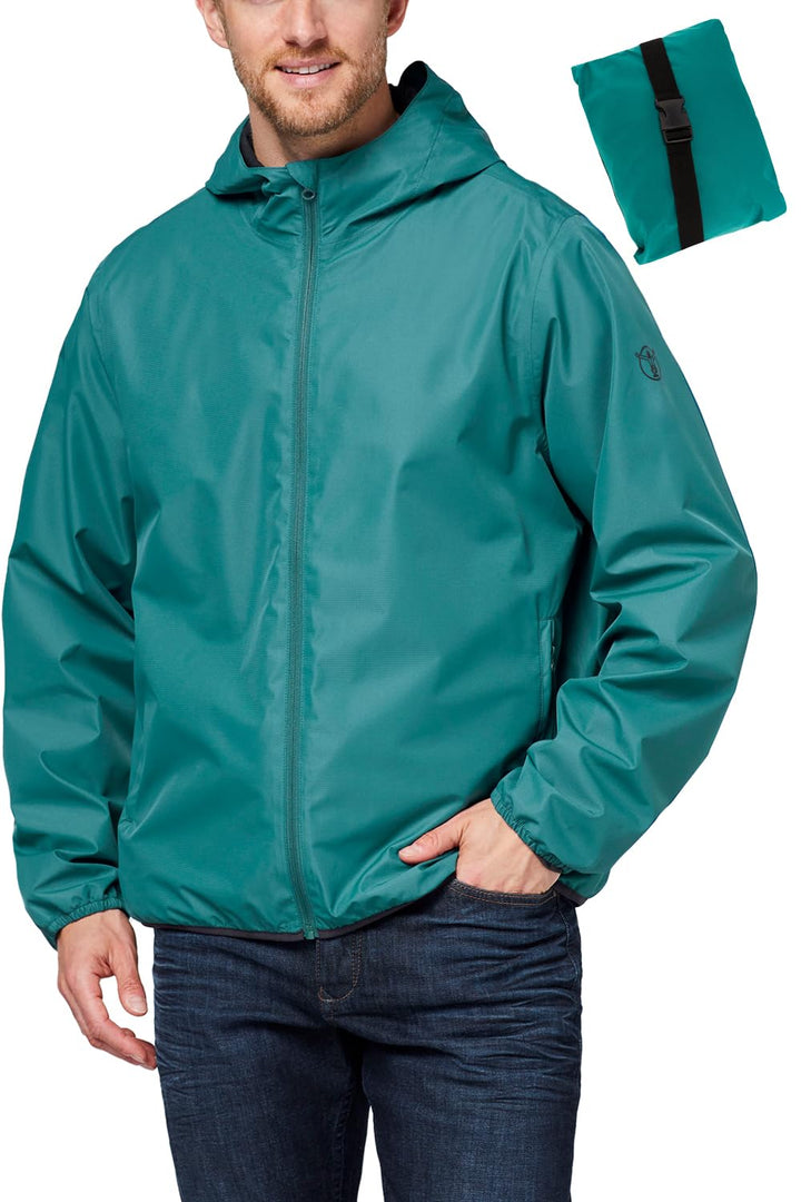 CHIEMSEE Regenjacke Herren wasserdicht und atmungsaktiv I Leichte Regenjacke faltbar I Funktionsjack