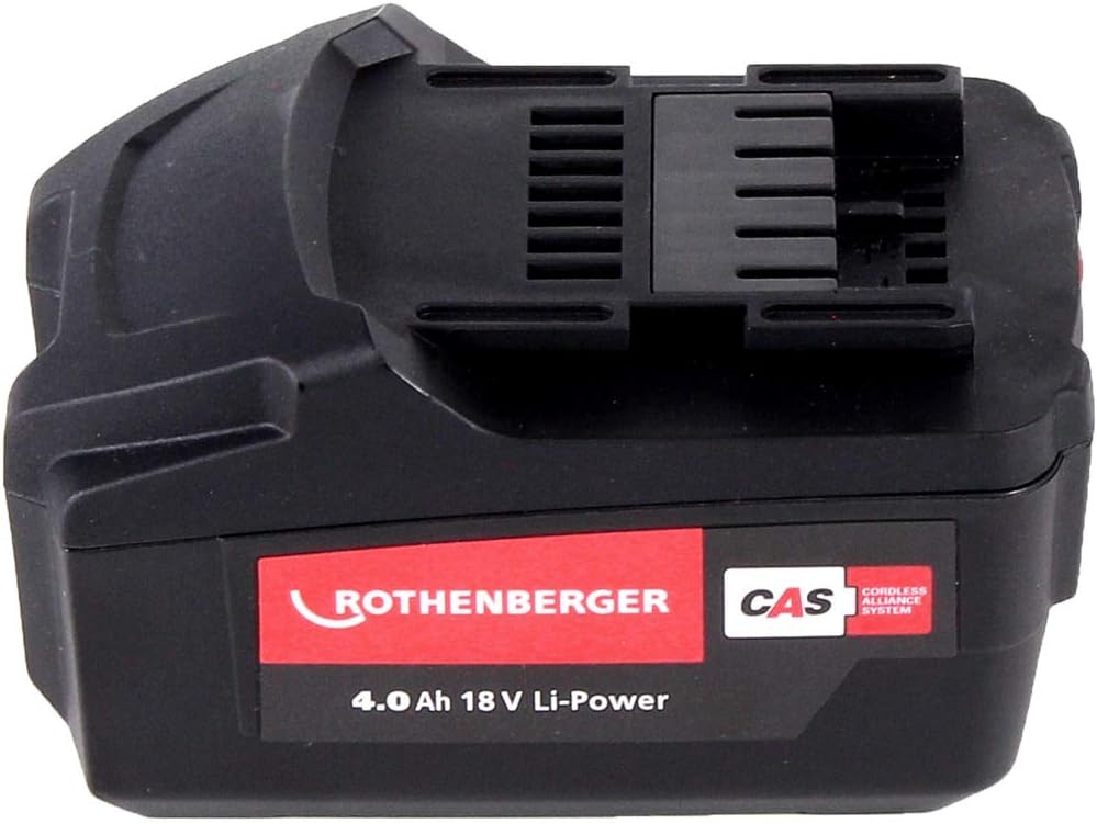 ROTHENBERGER 1000001653 RO BP18/4 Wiederaufladbar Li-HD Akku, 4Ah Kapazität, 18V