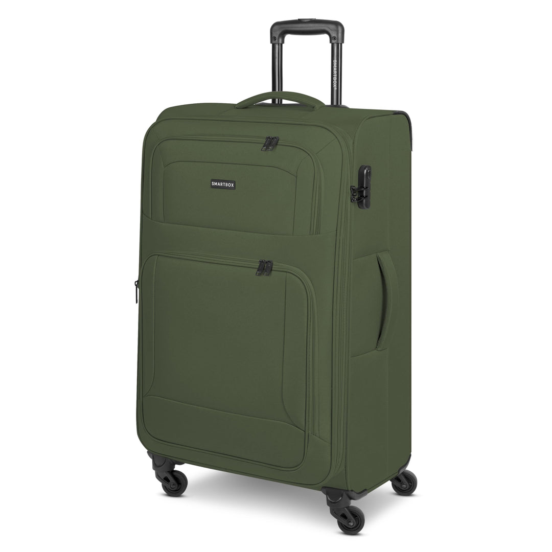 Smartbox grosser Weichgepäck Check-in Koffer für Damen & Herren | Grosser XL Trolley 46 x 31 x 78 cm