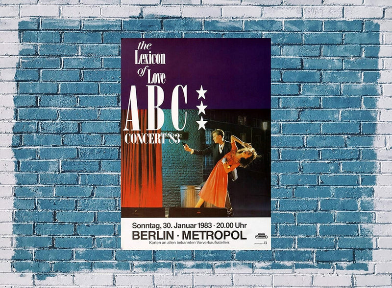 A B C - Lexicon of Love, Berlin 1983 » Konzertplakat/Premium Poster | Live Konzert Veranstaltung | D