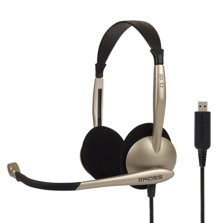 Inakustik CS100 USB - Double-Sided Electret Noise-Cancelling Mic, Gold/Black, USB