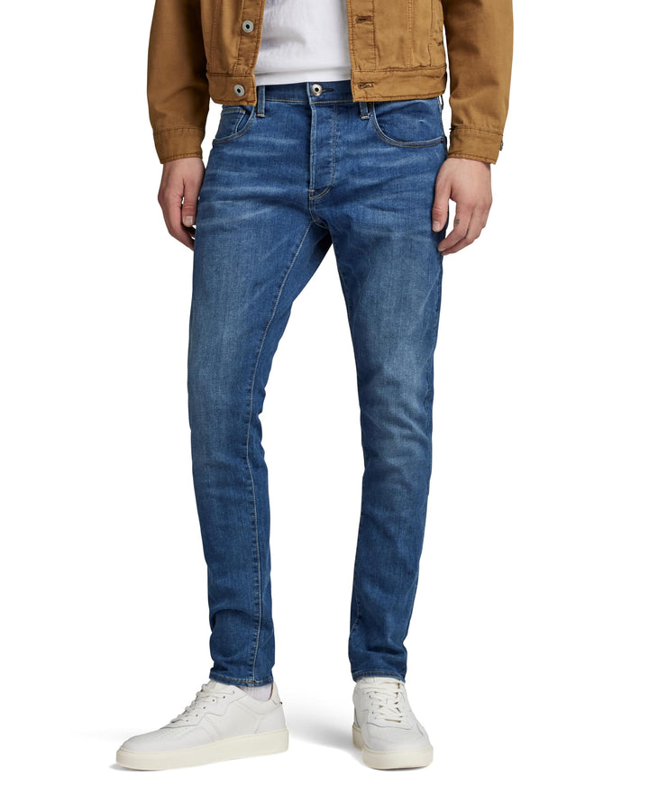 G-Star Raw Herren 3301 Slim Fit Jeans 27W / 32L Blau (Faded Blue 51001-6553-a889), 27W / 32L Blau (F