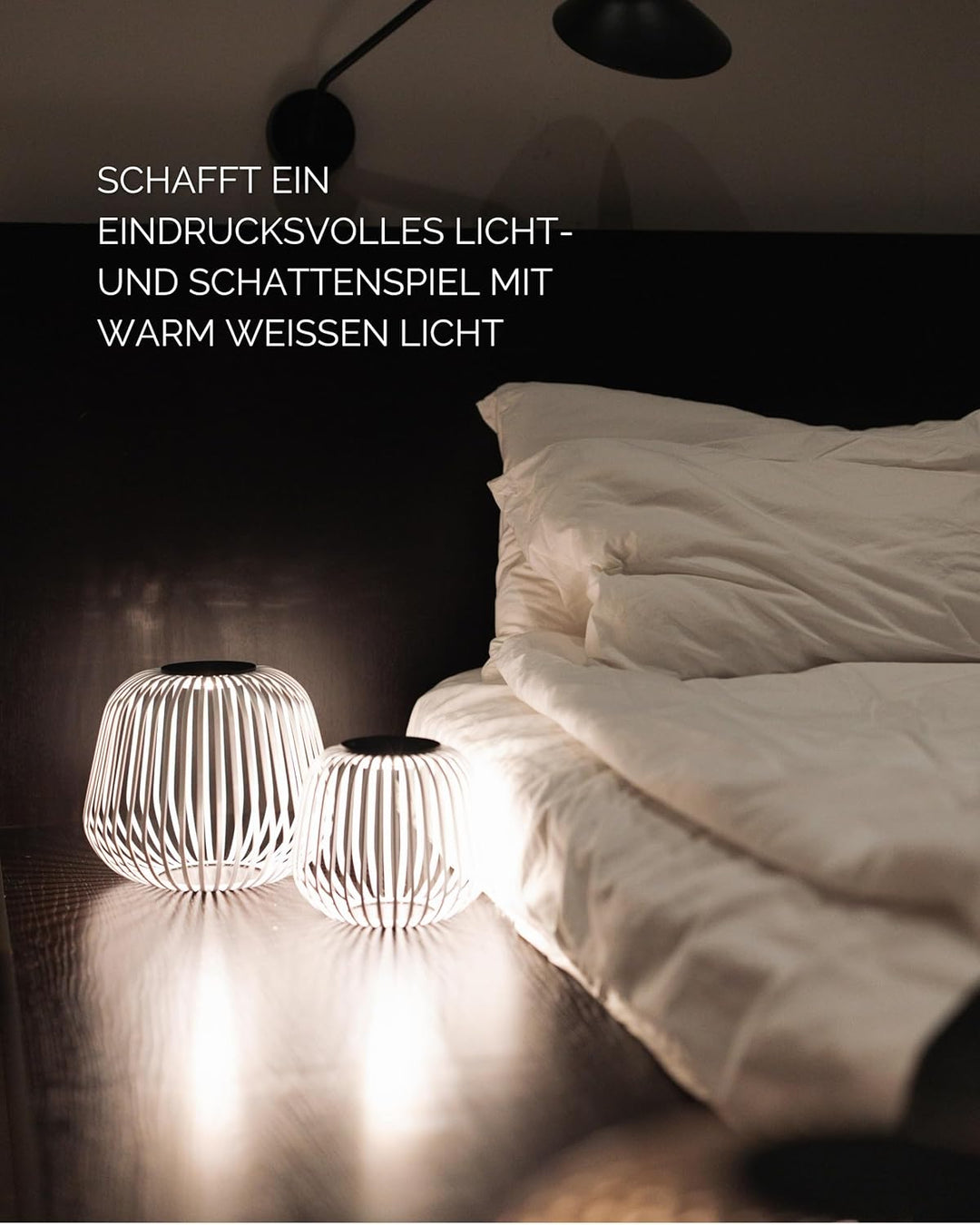 LUUK Studio Solarleuchte SOLIS in zeitlosem Design, minimalistische Beleuchtung für Garten Balkon un