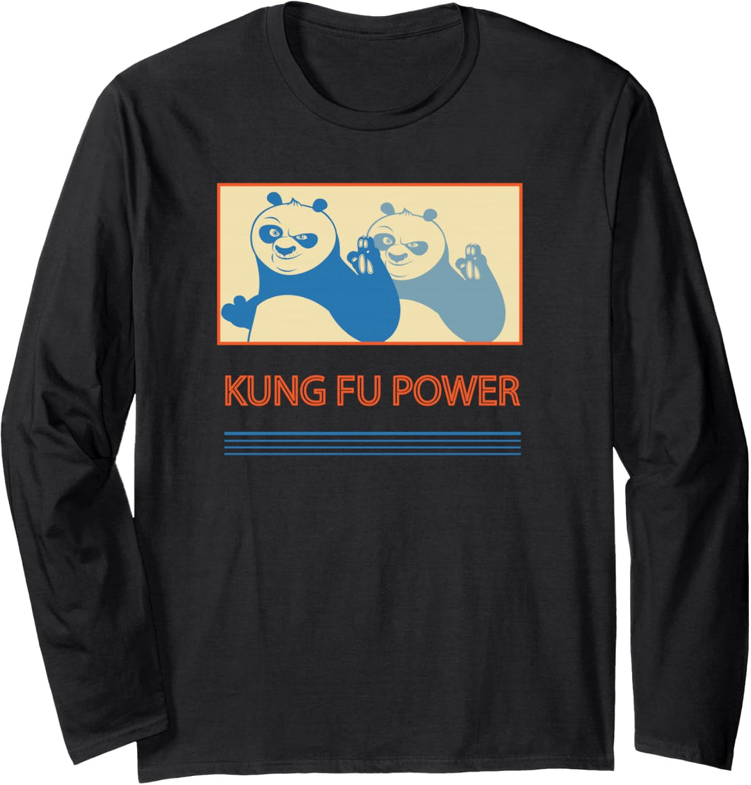 Kung Fu Panda Leistung Langarmshirt