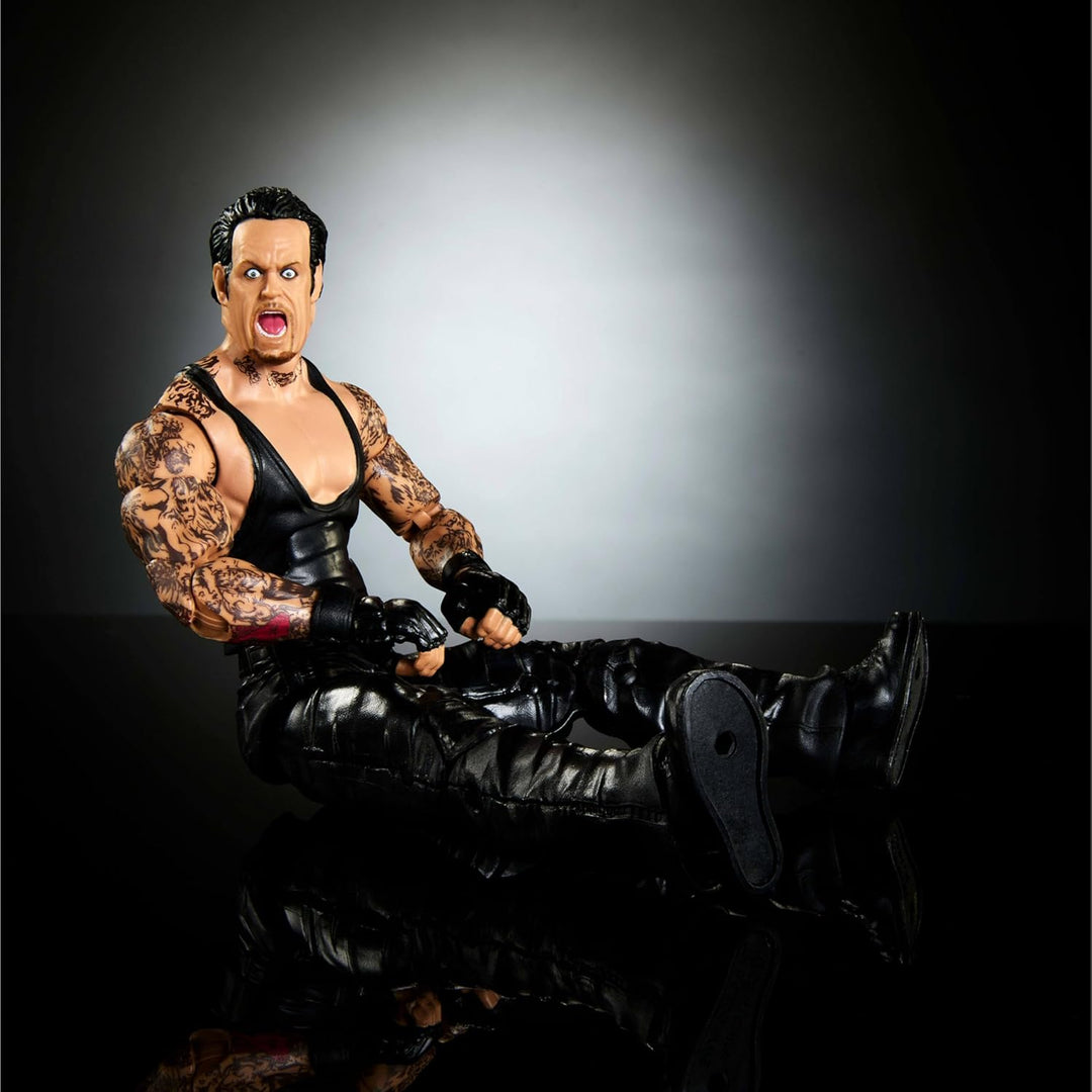Mattel WWE Elite Collection Actionfigur, SummerSlam Undertaker Sammlerstück mit Zubehör & Schiedsric