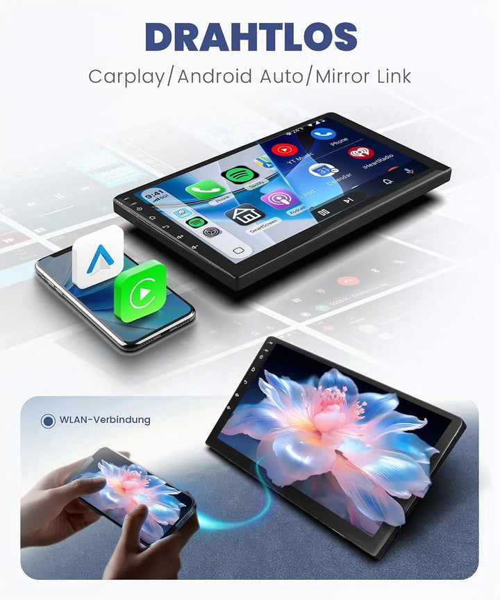 8 Kerne 6+128G Autoradio Android für Ford Transit Custom Tourneo 2013-2018 9 Zoll Wireless Carplay R