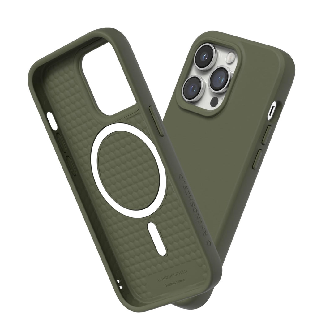 RhinoShield Case kompatibel mit [iPhone 14 Pro] | SolidSuit - MagSafe-kompatibel -Stossdämpfende & s