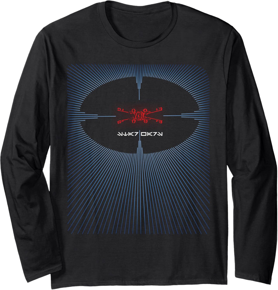 Star Wars X-Wing Starfighter Target Screen Langarmshirt