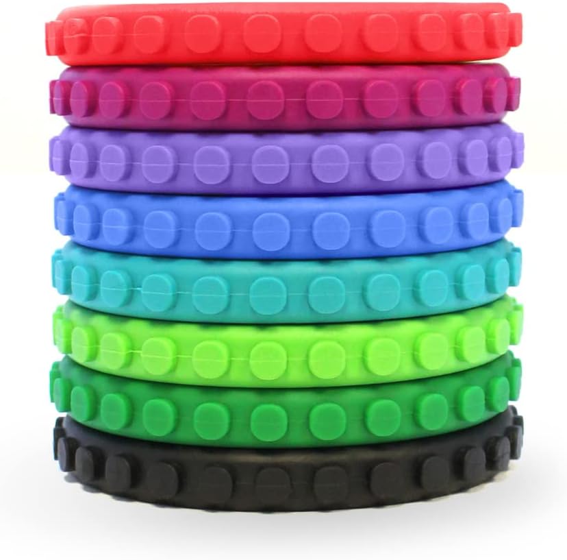 ARK Kauarmband texturiert in verschiedenen Stärken für Kinder- Innnen Durchmesser ca. 5,35 cm - zum