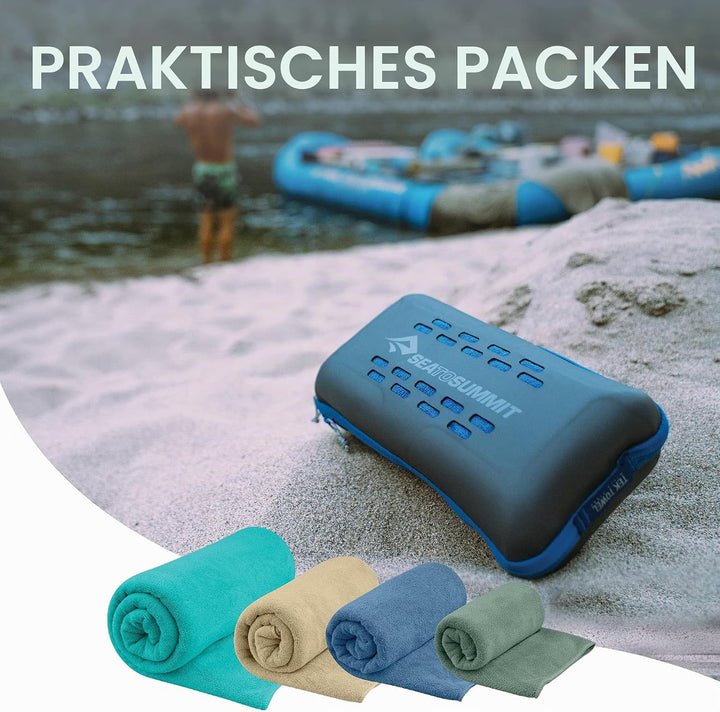 Sea to Summit - Tek Towel Reisehandtuch - Badetuch - Weiches Frottee - Saugfähig &amp; Schnelltrocknend