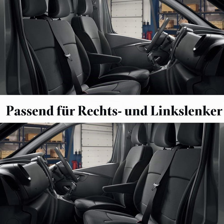 TOYOUN Van-Sitzbezüge, zweifarbig, universell, passend für die meisten Lieferwagen, LKWs, Vordersitz