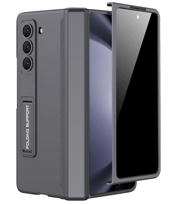 Miimall Kompatibel mit Samsung Galaxy Z Fold 5 Hülle mit Displayschutz Anti-Peeping+Magnetischer Sch